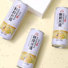 生龙鲜榨米酒桂花酒饮品女士糯米酒汁月子醪糟水罐装便携即开即饮